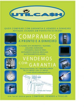 Foto 1 de Utilcash -Compra e Venda de Artigos Usados