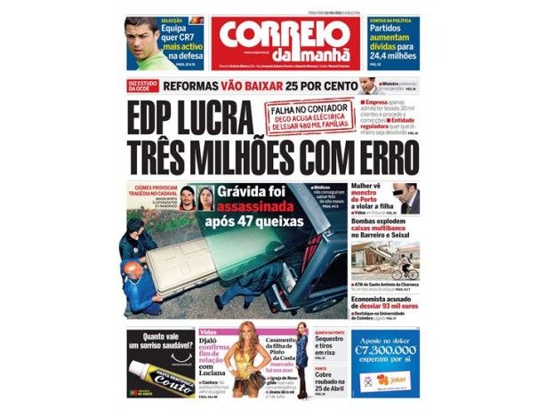 Foto 1 de Jornal Correio da Manhã, Viseu
