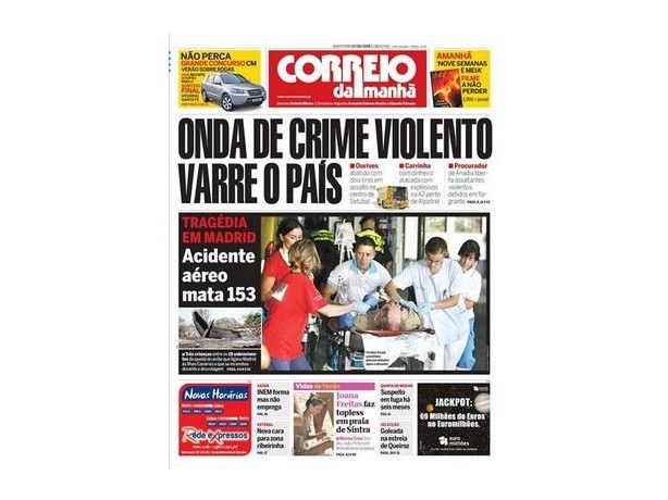 Foto 2 de Jornal Correio da Manhã, Portimão