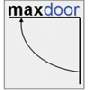 Logo Maxdoor - Portas e Automatismos, Lda